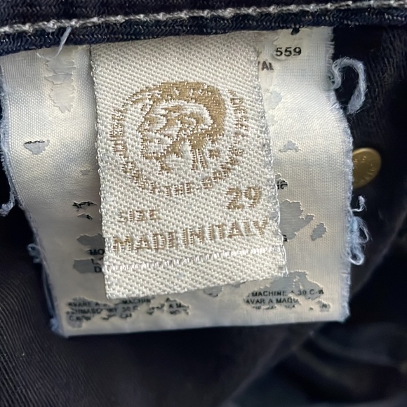 Diesel Zathan Bootcut Dark Blue Jeans - Picture 2 of 7